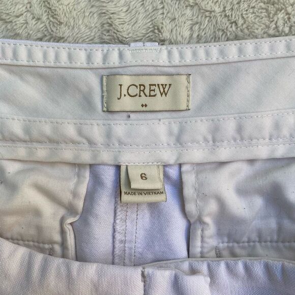 J.Crew Light Khaki 100% Cotton Mid Rise Shorts - Picture 4 of 5